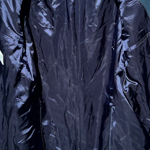 🌻NEW Jack Victor Esprit Solid Stretch Wool Suit Jacket | Men's Size 42 Regular - Picture 9 of 12